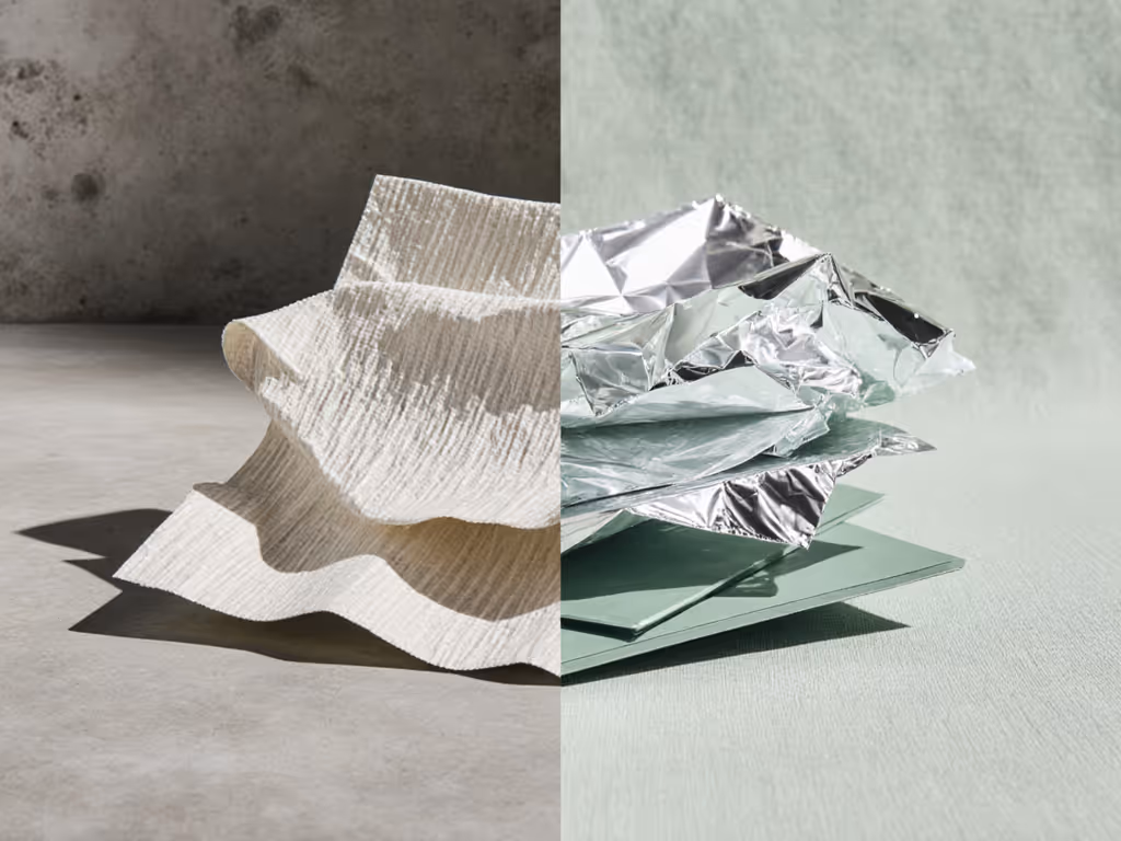 quiet_crinkle_material_vs_standard_mylar_comparison