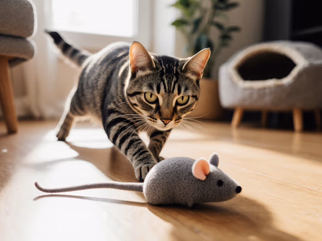 cat_playing_with_plush_mouse_toy_indoors_small_space