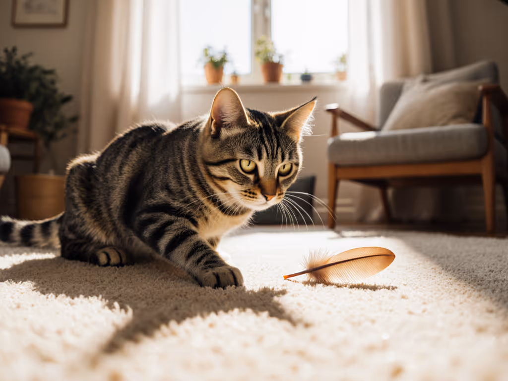 Gentle Toy Introduction: Calm Play for Shy Cats