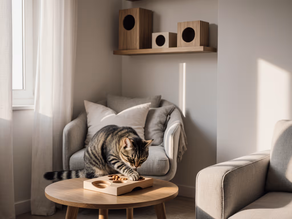 Best Cat Puzzle Toys for Single Cats: Quiet Clutter-Free Fun