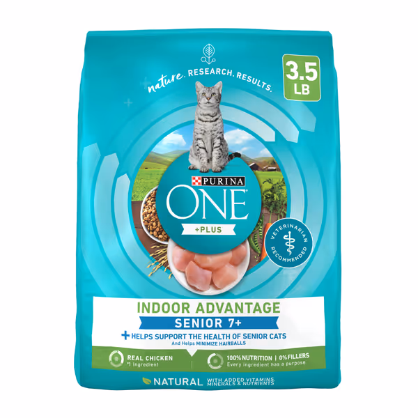 Purina ONE Indoor Advantage Senior+ Dry Cat Food