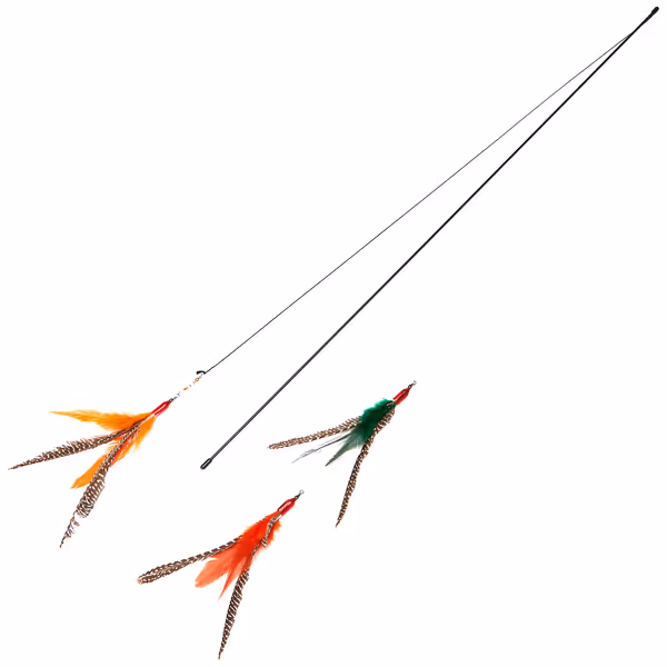 GoCat Da Bird Rod & Feather Toy (3 Birds)
