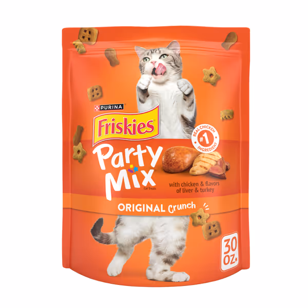 Friskies Party Mix Original Crunch Cat Treats