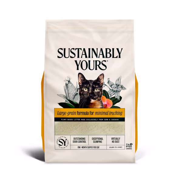 Sustainably Yours Cat Litter, Large-Grain Formula